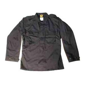 2 Pocket BDU Shirt (Poly/Cotton Ripstop) (Black)