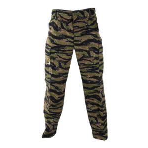 6 Pocket BDU Pants (Cotton/Poly Ripstop)(Asian Tiger Stripe Camo ...