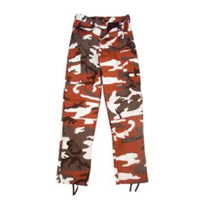6 Pocket BDU Pants (Poly/Cotton Twill)(Red Camo)