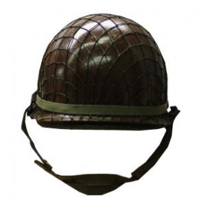 Steel Helmet with Net (Used)