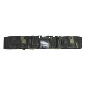 Quick Release Pistol Belt Woodland Camo