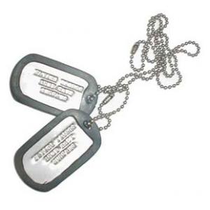 Custom Printed Military Dog Tags