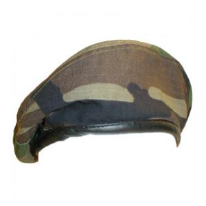 Woodland Camo Beret (Leather Sweatband)