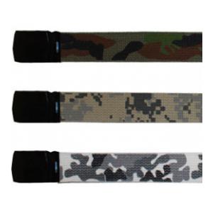 Web Belt (Camo With Black Buckle)