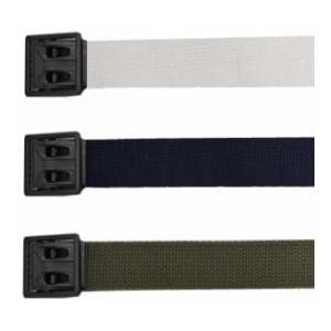 Web Belt (Black Open Face Buckle)