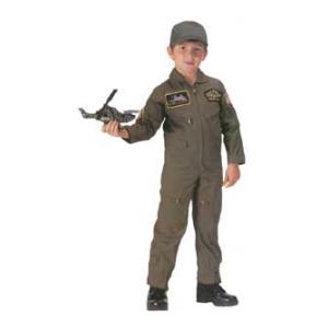Youth Top Gun Flight Suit (Olive Drab)