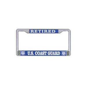 US Coast Guard Retired License Plate Frame