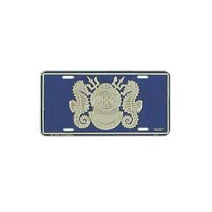 Navy Diver Officer License Plate