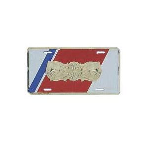 Coast Guard Coxswain Officer License Plate