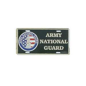 Army National Guard License Plate