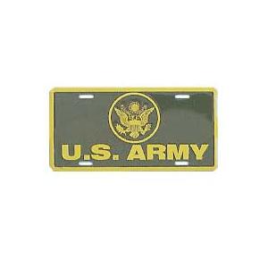 US Army License Plate