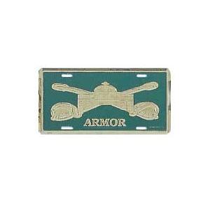 Army Armor License Plate