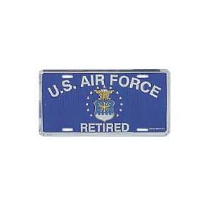 Air Force Retired License Plate