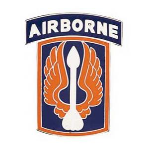 18th Aviation Brigade w/ Tab  Combat Service I.D. Badge
