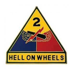 2nd Armored Division Combat Service I.D. Badge