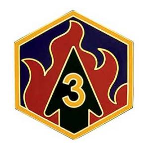 3rd Chemical Brigade Combat Service I.D. Badge