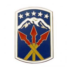 593rd Sustainment Brigade Combat Service I.D. Badge