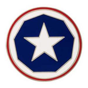 9th Support Command Combat Service I.D. Badge