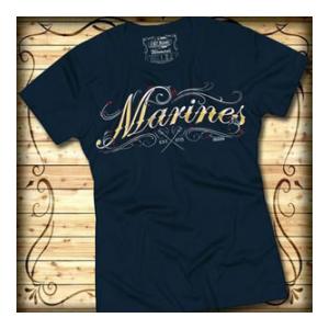 Marines Ornate Women's 7.62 design T-Shirt