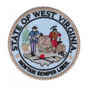 West Virginia State Seal Patch