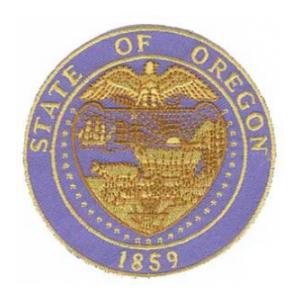 Oregon State Seal Patch