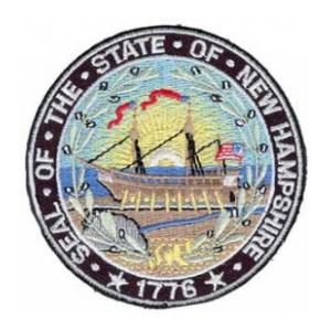 New Hampshire State Seal Patch