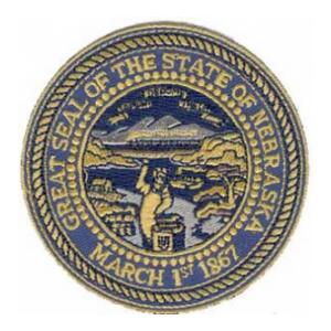 Nebraska State Seal Patch