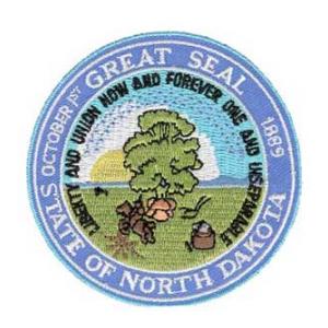 North Dakota State Seal Patch