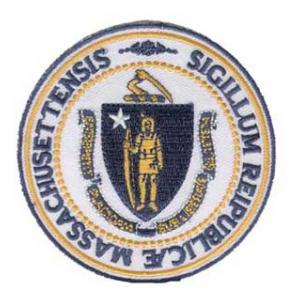 Massachusetts State Seal Patch