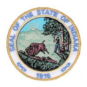 Indiana State Seal Patch