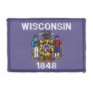 Wisconsin State Flag Patch