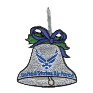 Embroidered Air Force Christmas Ornament