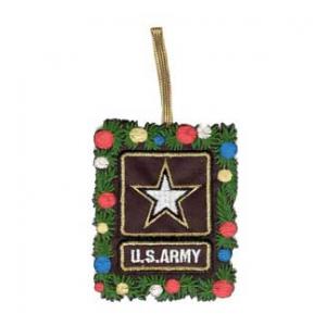 Embroidered Army Christmas Ornament (New Emblem)