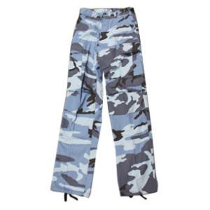 6 Pocket BDU Pants (Poly/Cotton Twill)(Sky Blue Camo)