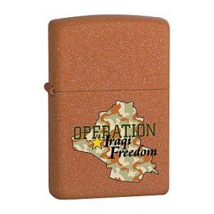 Operation Iraqi Freedom Zippo Lighter (Toffee)