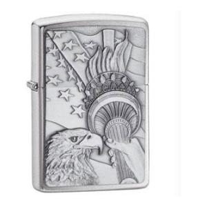 Something Patriotic Zippo Lighter (Brushed Chrome)