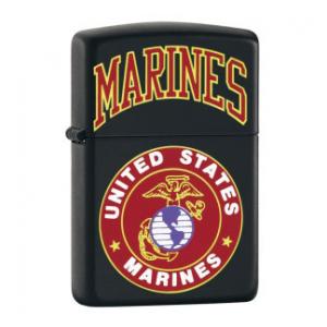 Marine Zippo Lighter (Black Matte)