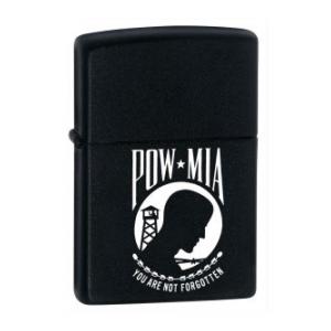 POW/MIA Zippo Lighter (Black Matte)