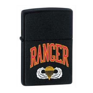Ranger Parawings Zippo Lighter (Black Matte)