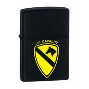 1st Cavalry Zippo Lighter (Black Matte)