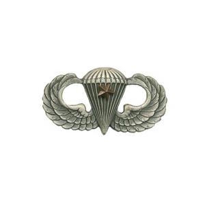 Army Combat Parachutist (1-Star) Skill Badge