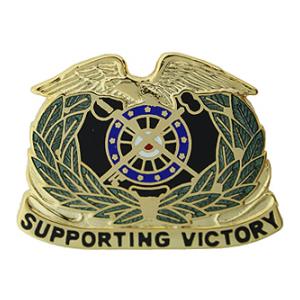 Army Quartermaster Regimental Crest Pin