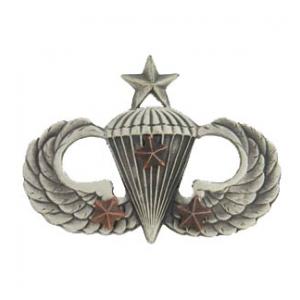 Army Senior Combat Parachutist (3-Star) Skill Badge