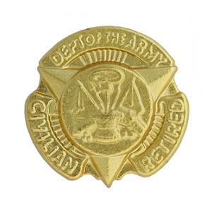 Dept of Army Civilian Retired Pin