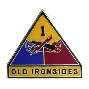 1st Armored Division Combat Service I.D. Badge