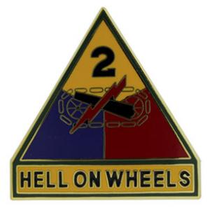 2nd Armored Division Combat Service I.D. Badge