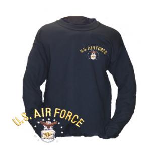 Air Force Long Sleeve Sweatshirt (Navy Blue)