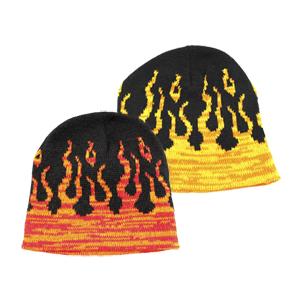 Flame Pattern Beanie