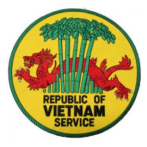 Republic of Vietnam Service (Back Patch)