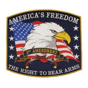 Americas Freedom The Right To Bear Arms (Back Patch)